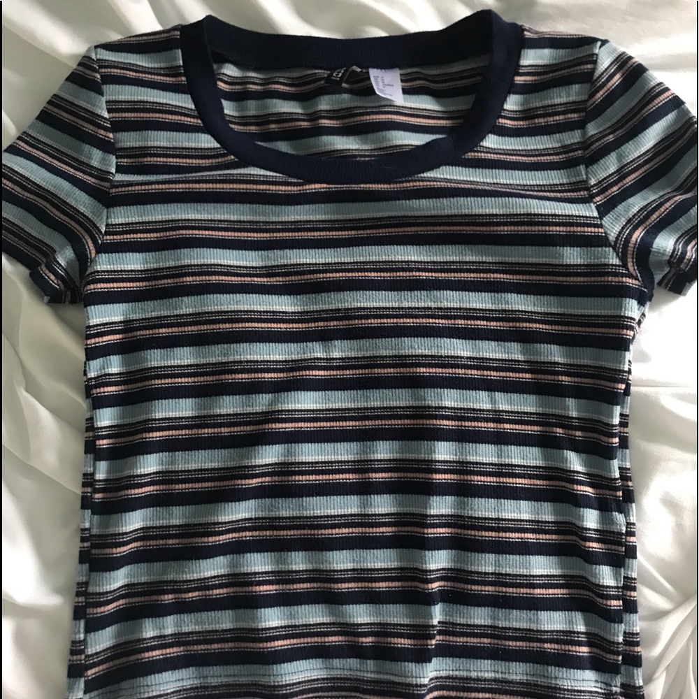 Striped Crop Top